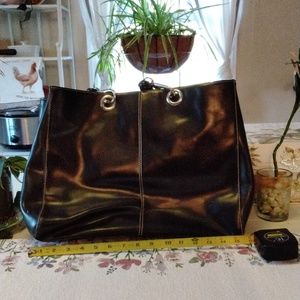 WILSON LEATHER genuine leather tote